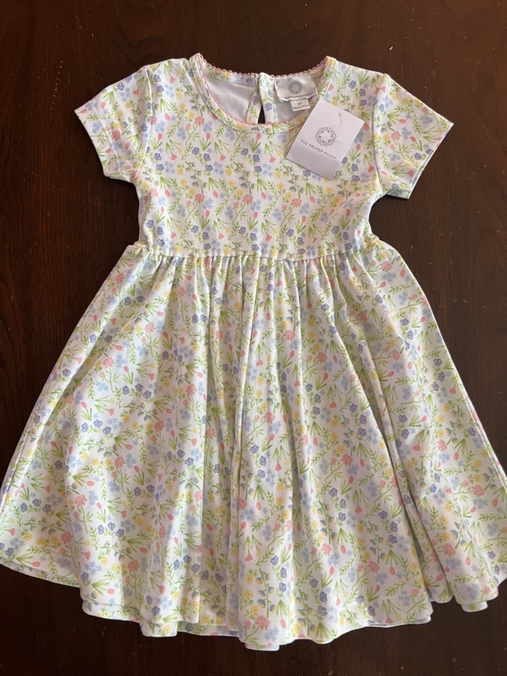 The Proper Peony Floral Cotton Dress NWT